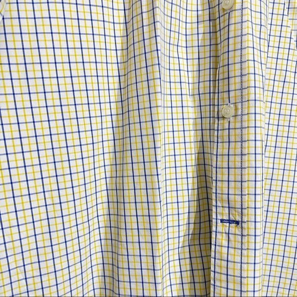 Gap Blue & Yellow Plaid Long Sleeve Button Up - Picture 2 of 5